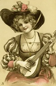 Lady with a lute