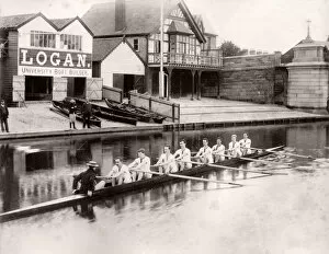 Boater Gallery: Lady Margaret Boat Club, Cambridge, rowing team, 1890s