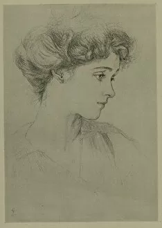 Paget Gallery: Lady Marjorie Manners drawn by the Marchioness of Granby
