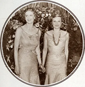 Sep18 Collection: Lady Mary Lygon and Viscountess Castlerosse