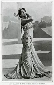 Lady McLeod in one of her eastern dances