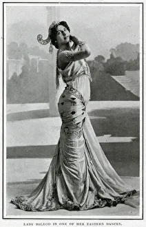 Images Dated 12th May 2017: Lady McLeod in one of her eastern dances