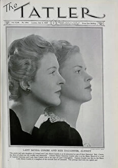 Aristocratic Collection: Lady Moira Combe with her daughter Audrey