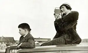 Morrison Prints: Lady Morrison-Low filming Fife point-to-point