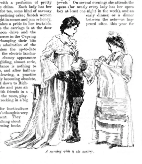 Images Dated 22nd July 2011: Lady & Nursemaid