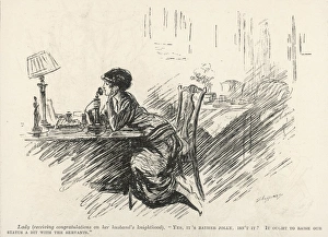 Anxiety Gallery: Lady on Phone 1919