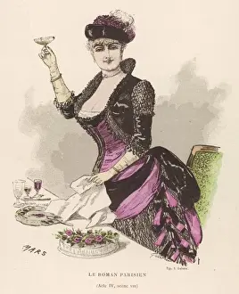 Lady Raises Glass