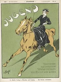 Side Saddle Collection: Lady Rider / Jugend 1896