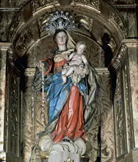 Cantabria Collection: Our Lady of the Rosary. Baroque. Church of Saint Peter the A