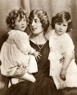 Images Dated 8th November 2018: Lady Rose Leveson-Gower with her children