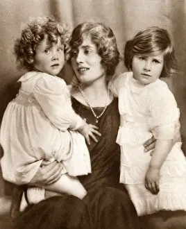Granville Prints: Lady Rose Leveson-Gower with her children