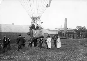 Lady Shelleys balloon party Avington Park near Winchester