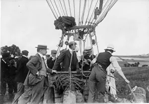 Lady Shelleys balloon party Avington Park near Winchester