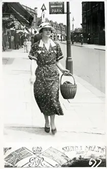 Snaps Prints: Lady out shopping - Candid street photograph