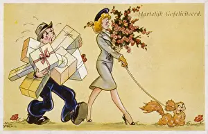 Lady Shops, Man Carries