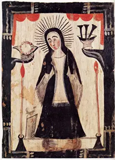 Hispanic Prints: Our Lady of Solitude