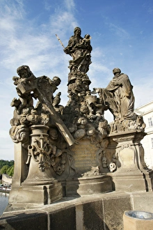 Images Dated 9th June 2012: Our Lady and St. Bernard, 1709. Copy. Prague. Czech Republic