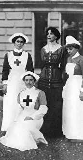 Converted Collection: Lady Stradbroke, nursing matron at Henham Hall, WW1