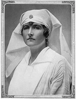 Lady Swettenham, an ambulance worker in France, WW1