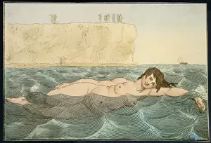 Swims Prints: Lady Swimming / 1820