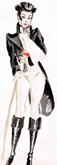 Lady In Tailcoat - Murrays Cabaret Club costume design