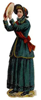 Lady and Tambourine
