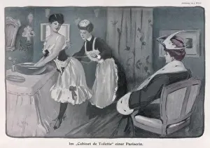 Corsets Prints: Lady at her Toilet 1903