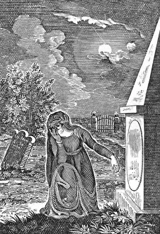 Painful Prints: LADY AT TOMB