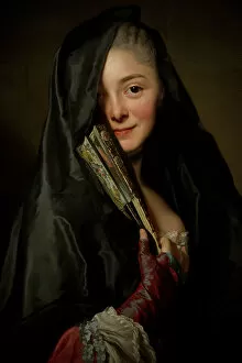 Images Dated 11th July 2015: The Lady with the Veil, 1768, by Alexander Roslin