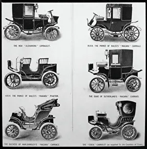 Challenge Prints: Lady and a veteran car, early 1900s