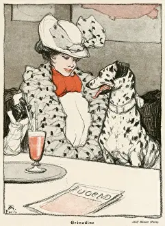 Matching Prints: Lady W / Dalmatian Cafe