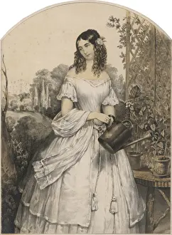 Absent Prints: A Lady Watering