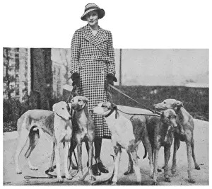 Weymouth Prints: Lady Weymouth with her greyhounds