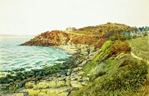 Clevedon Prints: Lady's Bay, Clevedon, Somerset