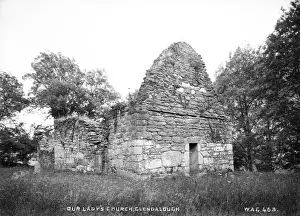Glendalough Prints: Our Ladys Church, Glendalough