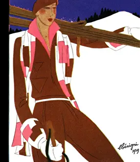 Warmth Prints: LADYs SKIWEAR 1929