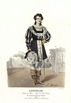 Lafeuillade as Montfort in La Bergere Chatelaine, 1820