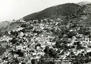 Arcadia Prints: Lagkadia, Greece - Panoramic View