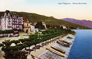 Lago Prints: Lago Maggiore - Stresa Borromeo, Italy
