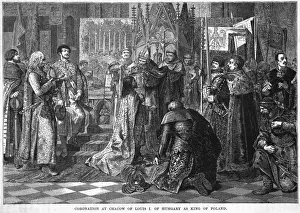 Lajos Prints: Lajos I Crowned