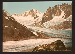 Chamonix Prints: Lake Blanc view of the Garden, Chamonix Valley, France