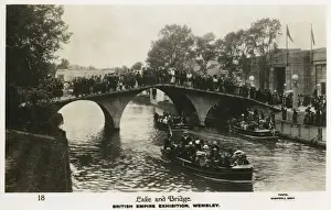 Lake and Bridge at the British Empire Exhibition