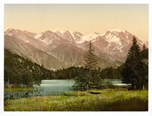 Alps Prints: Lake Champex, II. Valais, Alps of, Switzerland