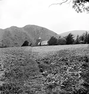 Lake district: Chapel in the hills