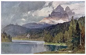 Lake in Dolomites