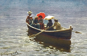 Alexandrovich Gallery: On the Lake - Group take a little boat out for a spin