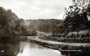 Footpath Prints: The Lake, Hubbard's Hills, Louth, Lincolnshire