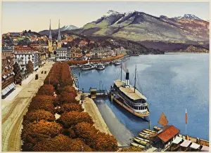Lucerne Prints: Lake Lucerne / Lakeside