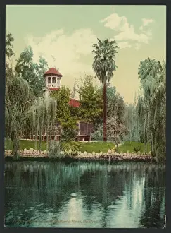 Pasadena Prints: The lake, Lucky Baldwins ranch, Pasadena, Cal