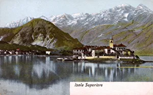 Images Dated 21st November 2018: Lake Maggiore and Alps, northern Italy